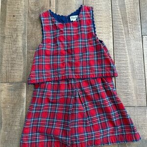 Hatley Red Plaid Sleeveless Dress
